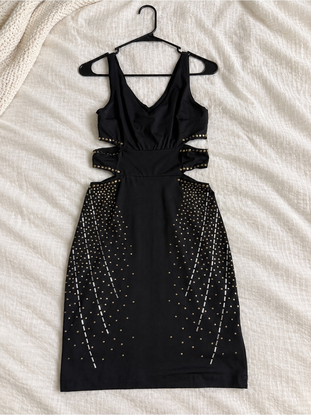 Black Bodycon Bebe Dress